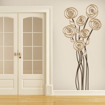 Vinilos decorativos flores de encanto